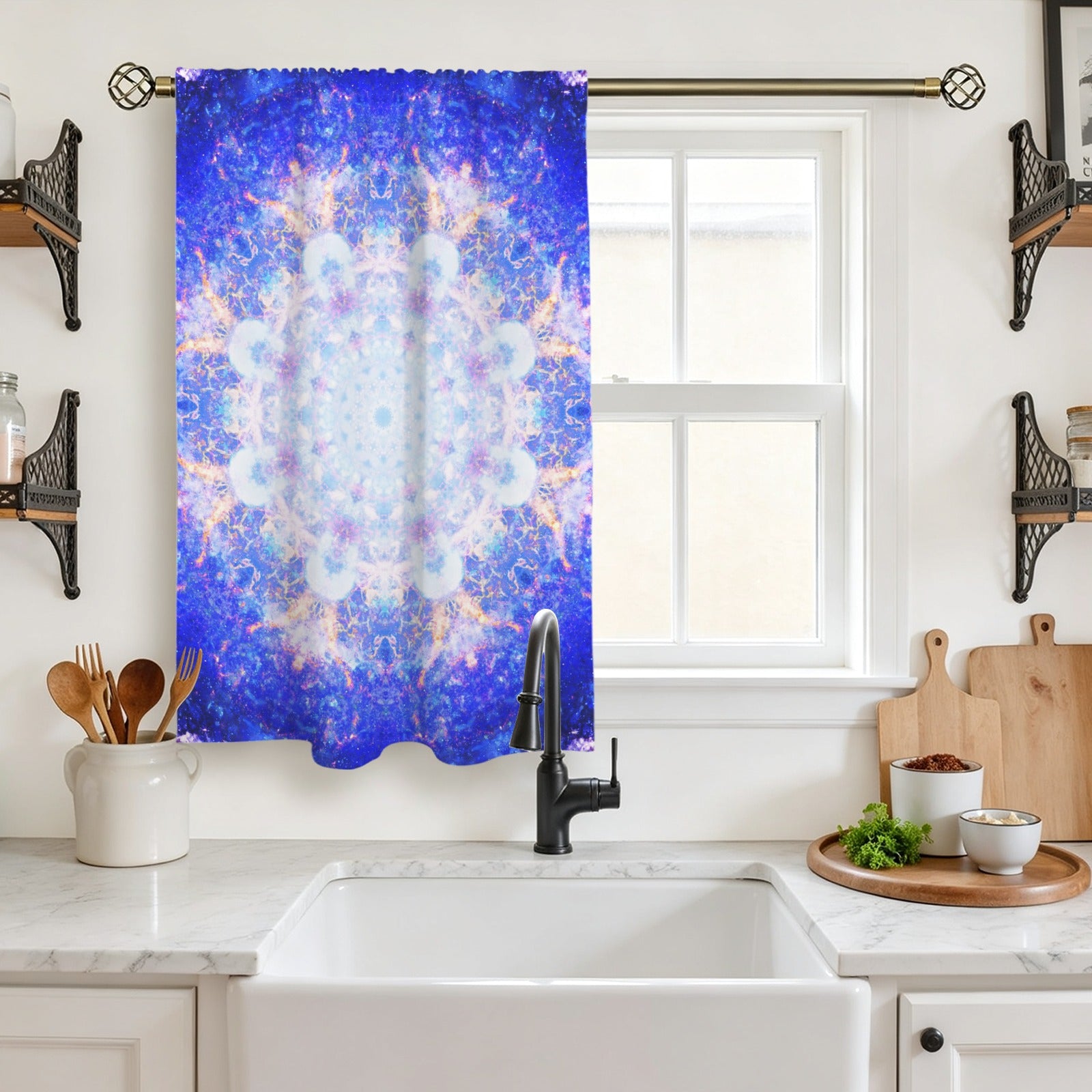 Amen Jin's Katerina's Afterall Desires Window Curtain 27.6" x 39.4" ( 1 Piece ) | Ships from USA