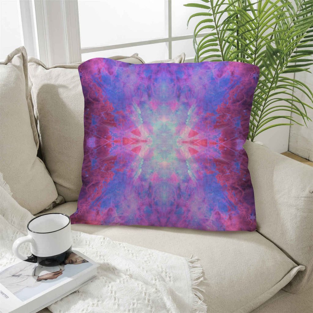Katerina's Tomorrow Girl Desires Linen Throw Pillow 18" x 18" ( 1 Piece ) | Ships from USA