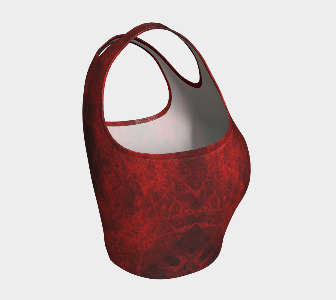 Katerina's China Roses Desires Athletic Crop Top