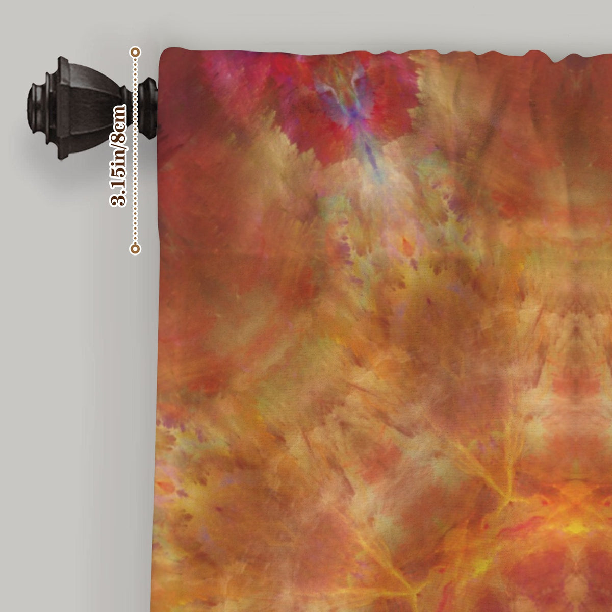 Katerina's Supernova Desires Window Curtain 27.6" x 39.4" ( 1 Piece ) | Ships from USA