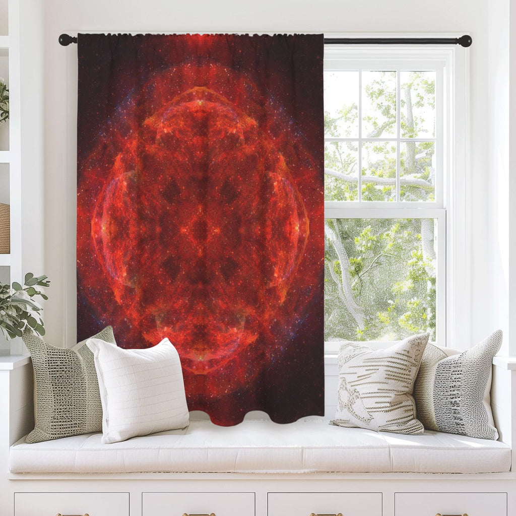 Katerina's Love & Hatred Desires Window Curtain 52" x 63" ( 1 Piece ) | Ships from USA