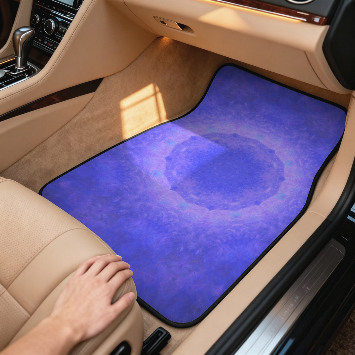 Katerina's Uncertainty in Time & Space Desires 4-Piece Car Floor Mats （Customized Separately）| Ships from USA