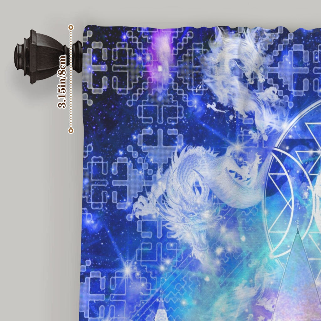 Amen Jin's Katerina's Eros & Psyche Dracularian Meditations Window Curtain 52" x 63" ( 1 Piece ) | Ships from USA
