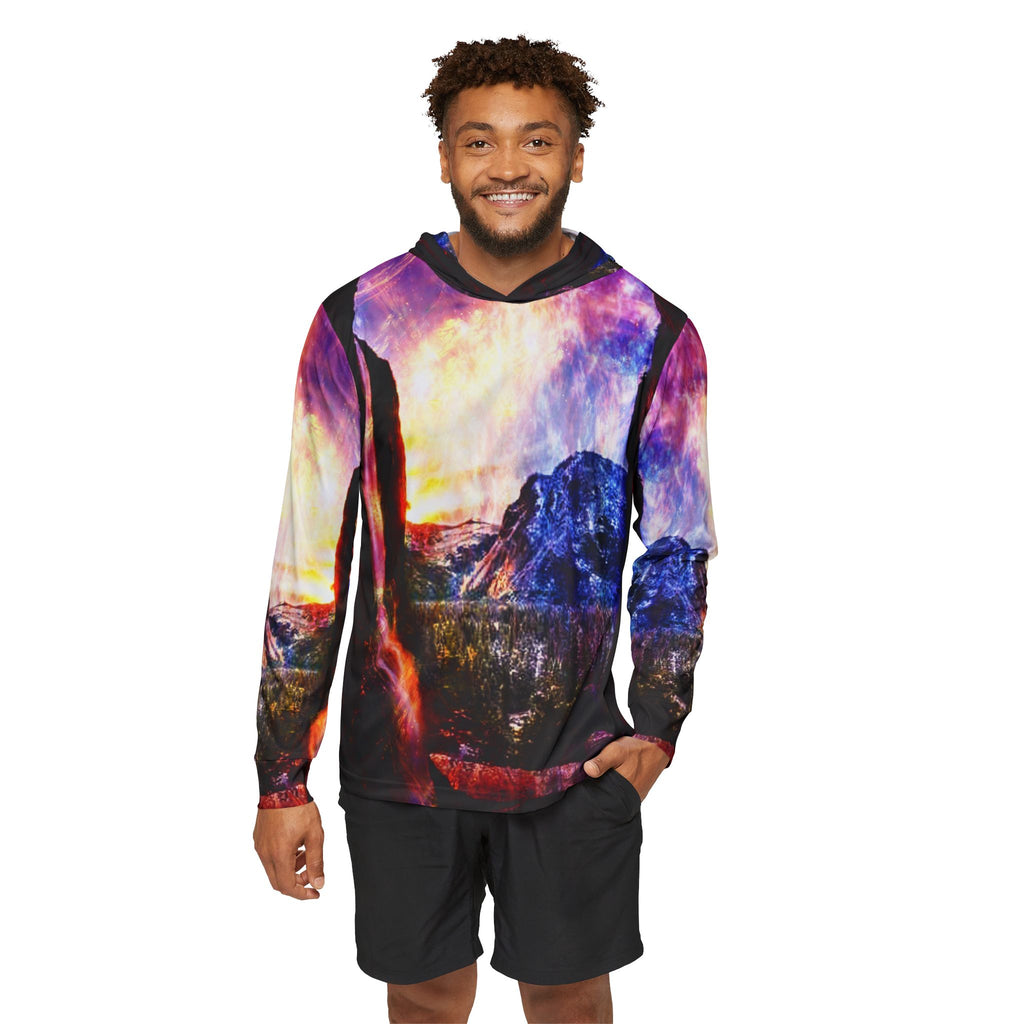 Rise Again Hideaway Mountain Dreams Men's Sports Warmup Hoodie