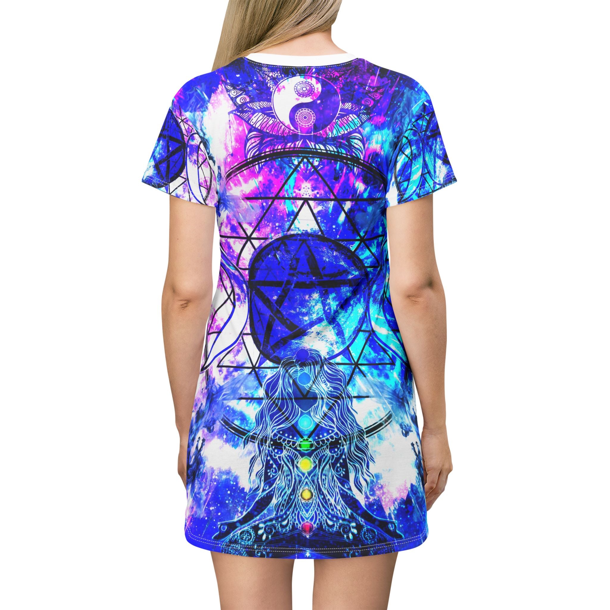 Creation's Magical Awakening Desires Meditations T-Shirt Dress