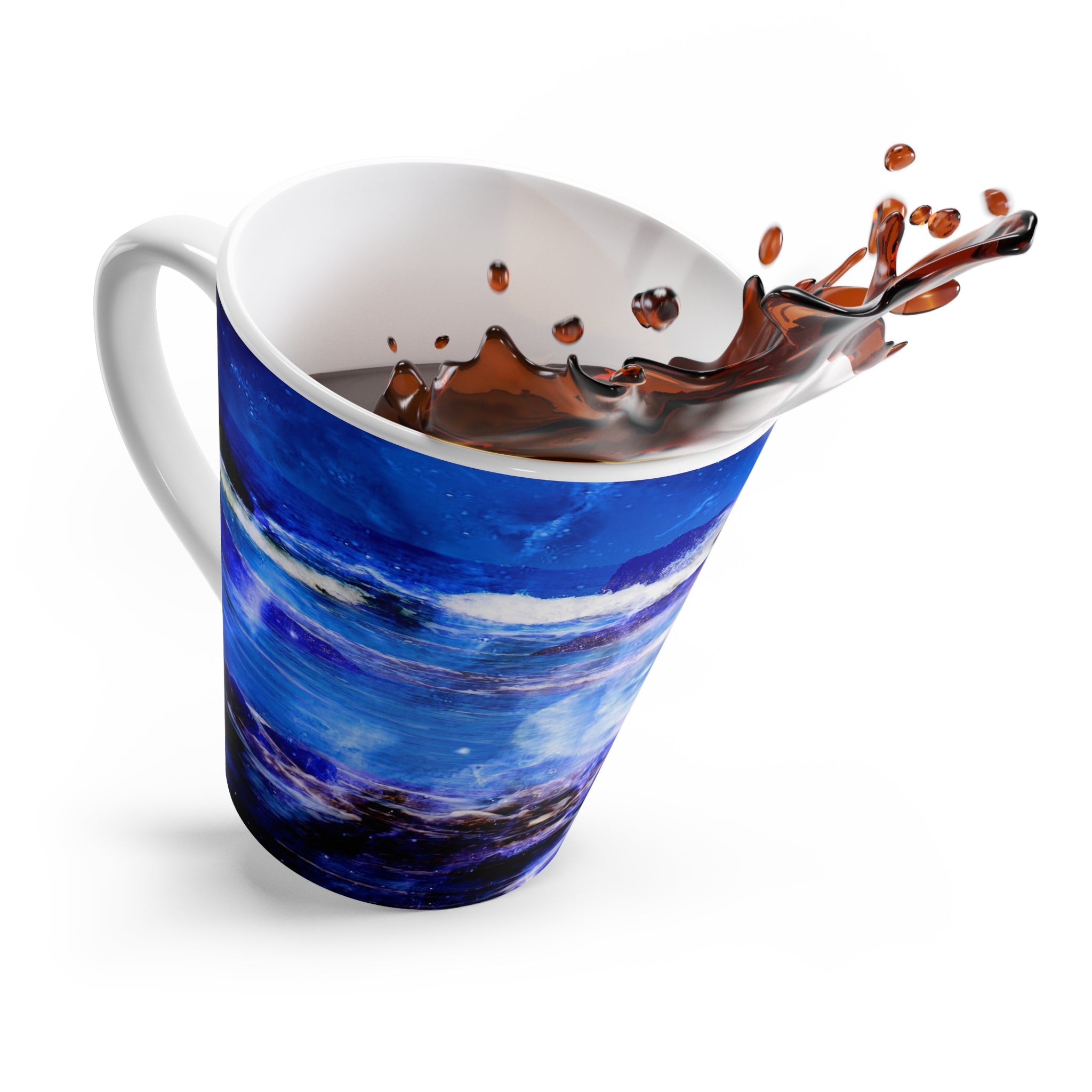 Sea of Serenity Dreams Latte Mug