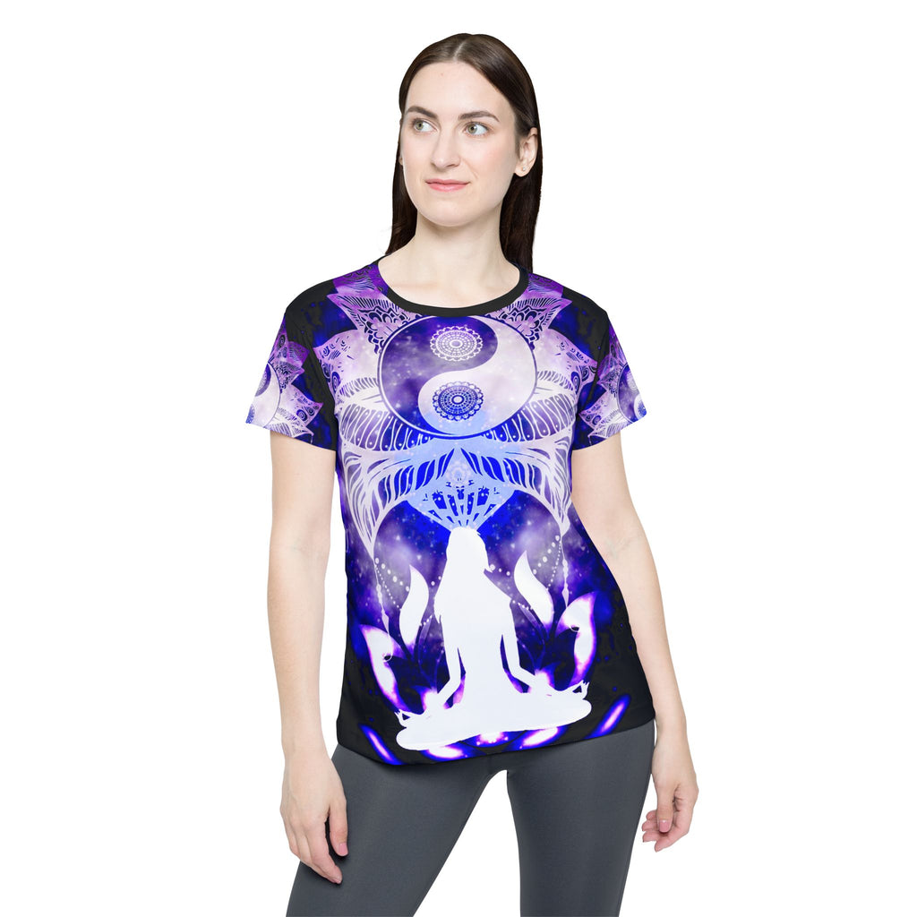 Katerina's We Will Go Home Lotus Meditations Women's Sports Jersey