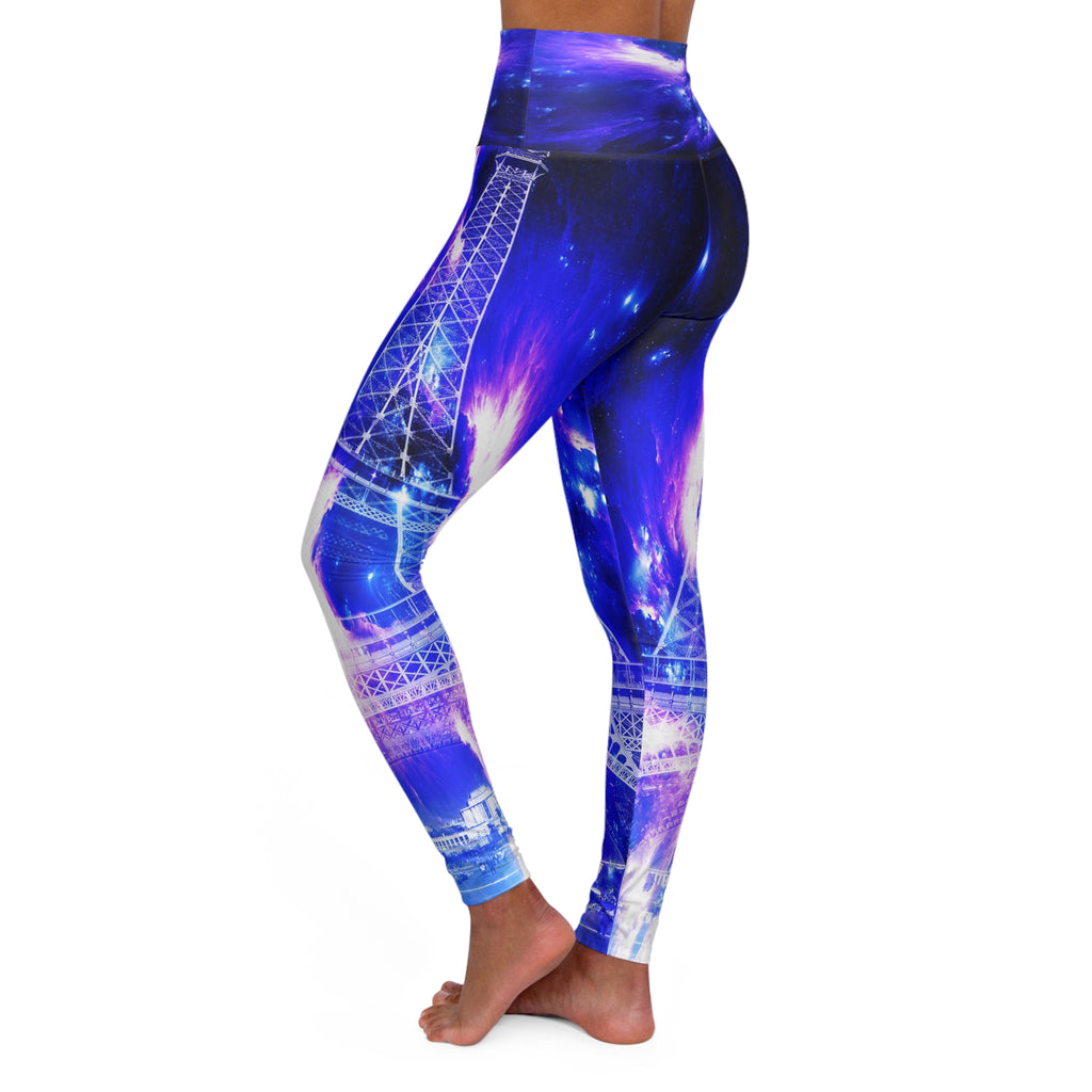 Amethyst Sapphire Parisian Dreams High Waisted Yoga Leggings