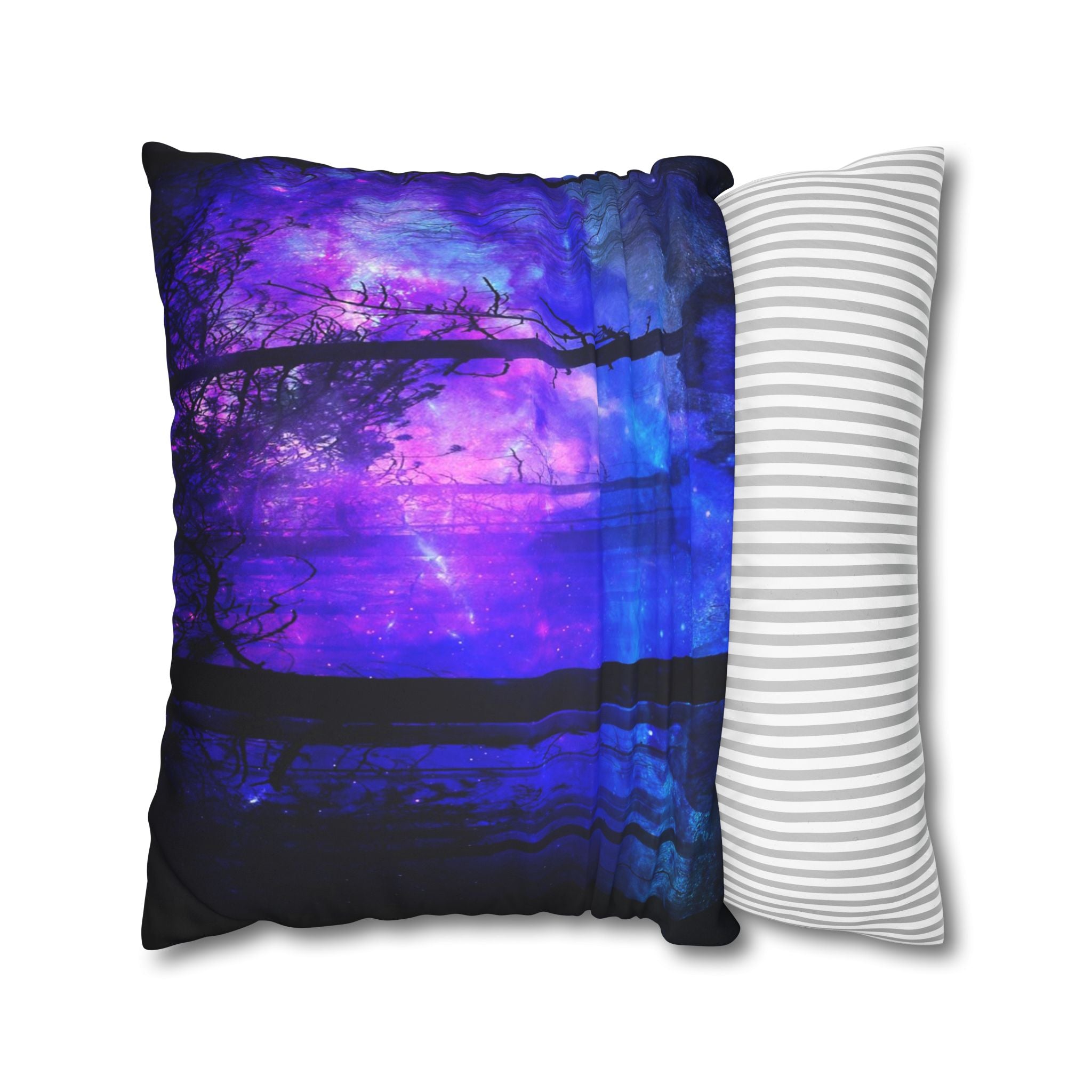 Creation's Heaven Mystic Night Dreams Faux Suede Square Pillow Case