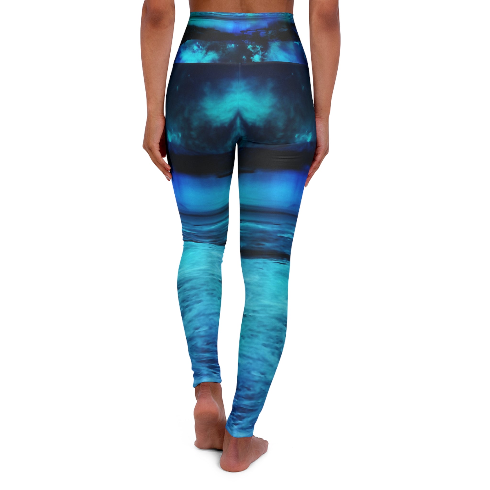 Dancing Lights Dreams High Waisted Yoga Leggings