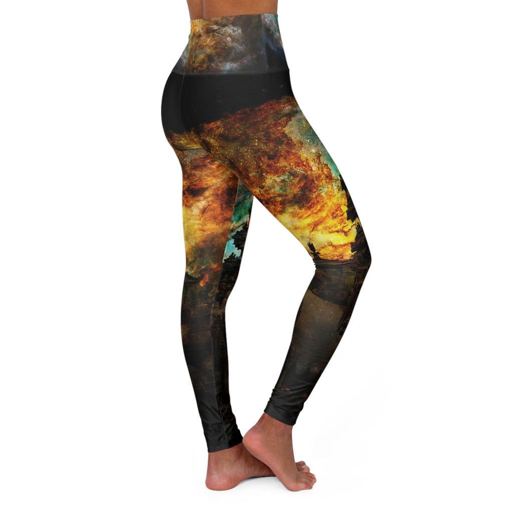 Breathe Again Balinese Dreams High Waisted Yoga Leggings