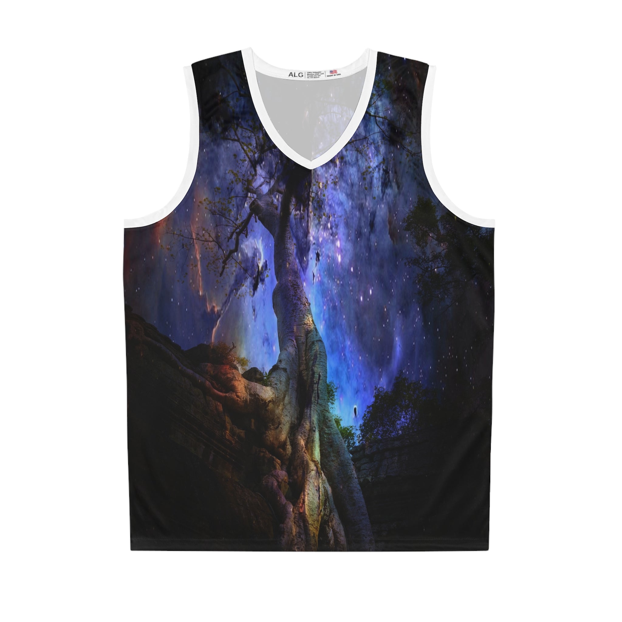 Universal Tree Dreams Basketball Jersey
