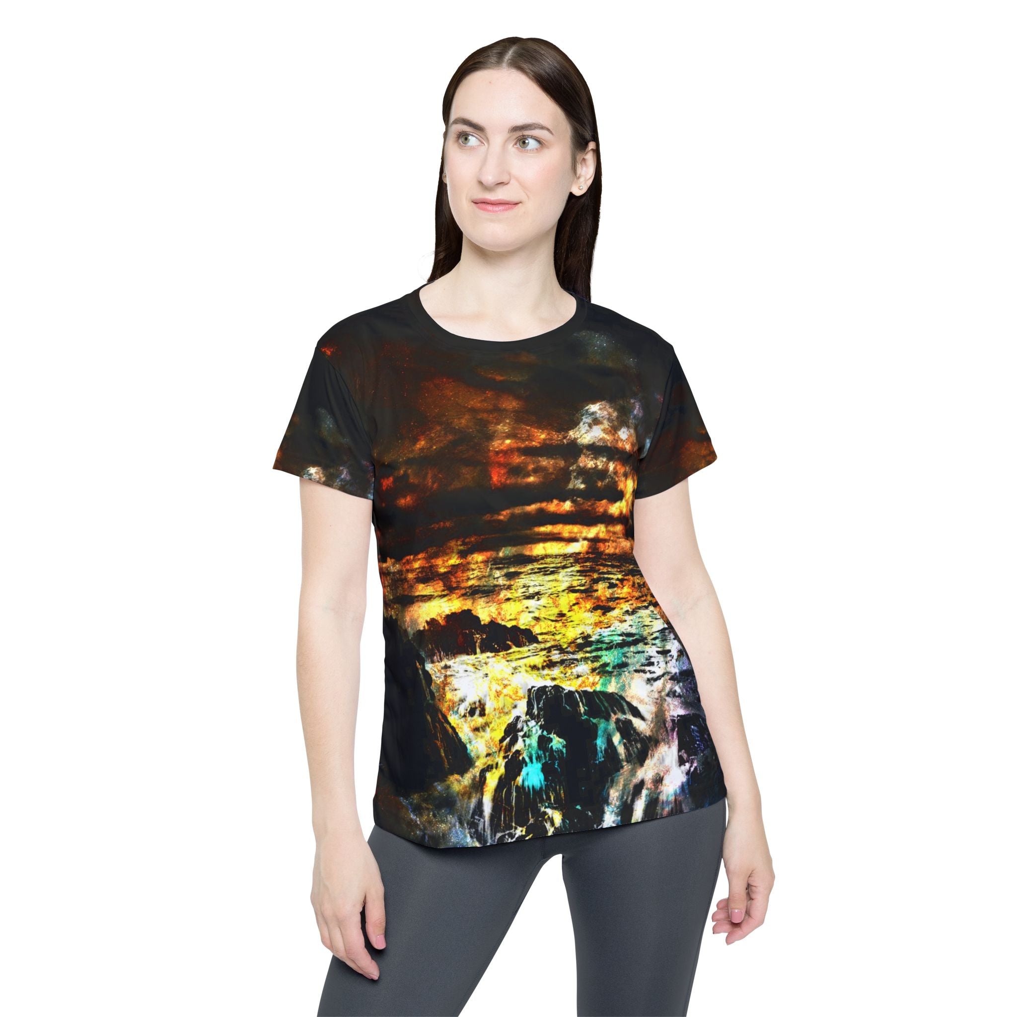 Breathe Again Cosmic Falls Dreams Women's Sports Jersey