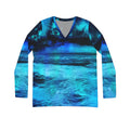 Dancing Lights Dreams Women's Long Sleeve V-Neck