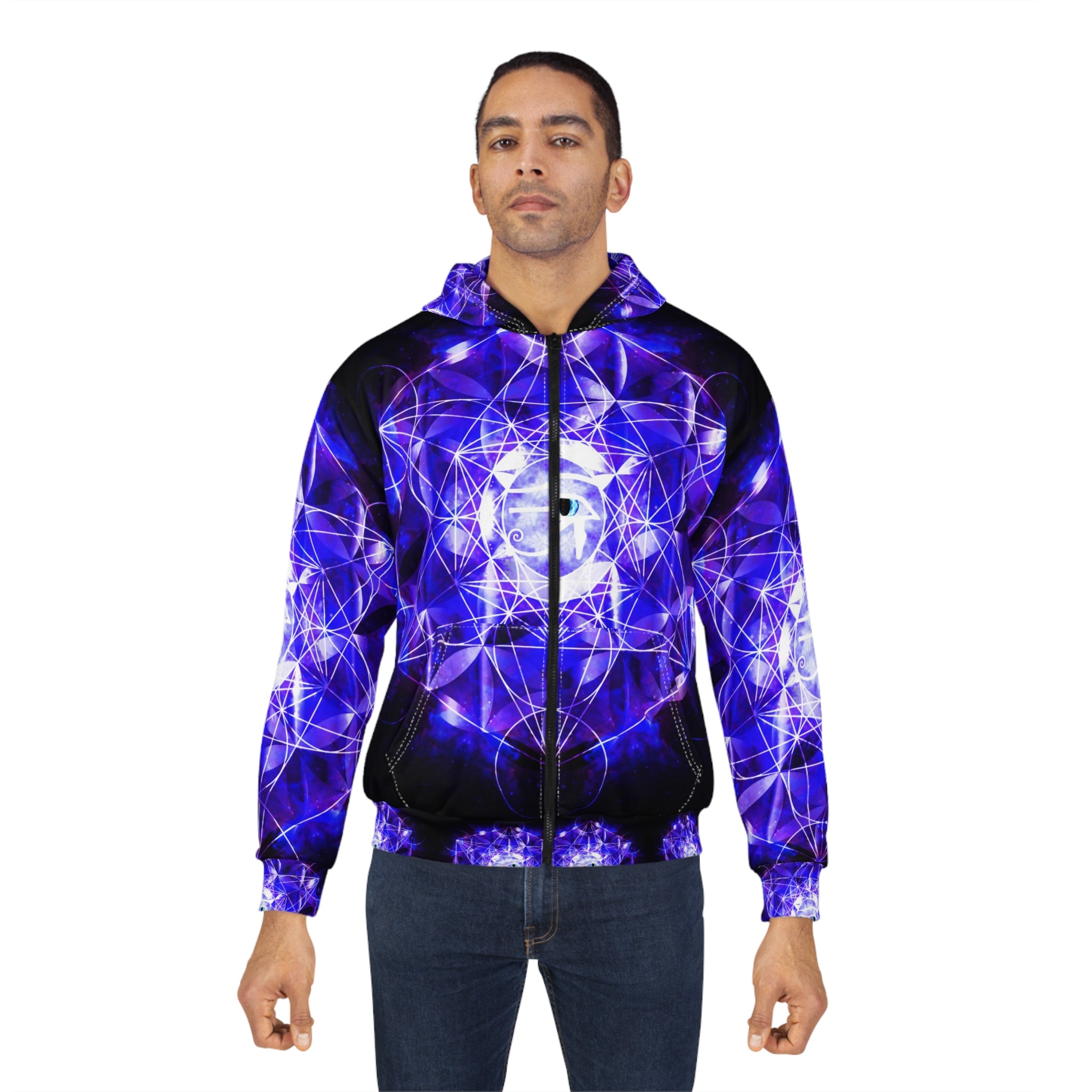 Ajna Illumination Meditations Unisex Zip Hoodie