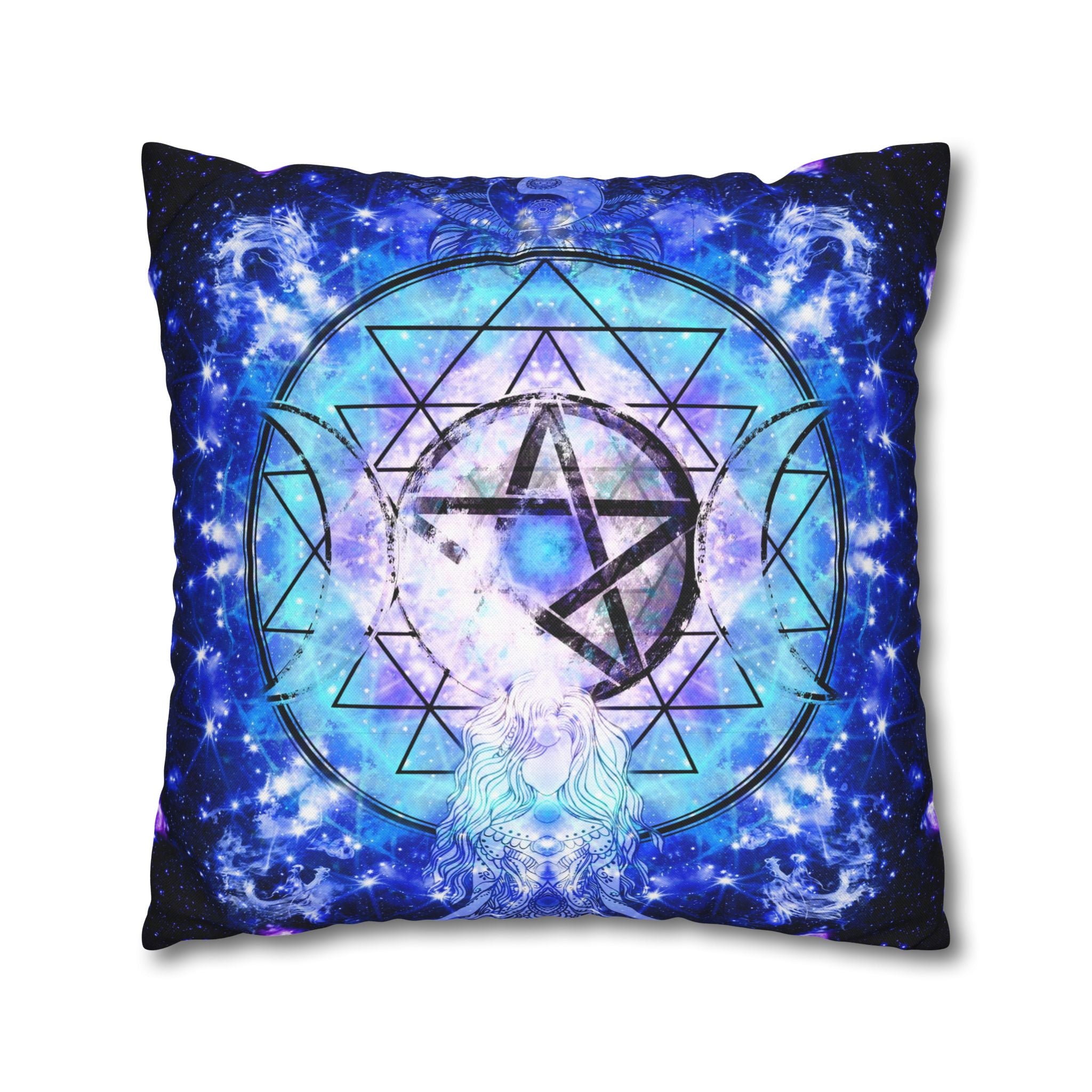 Amen Jin's Katerina's Eros and Psyche Magical Meditations Square Pillow Case
