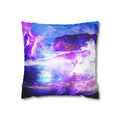 Ad Amoreum Amisi Somewhere on the Indian Ocean Dreams Spun Square Pillow Case