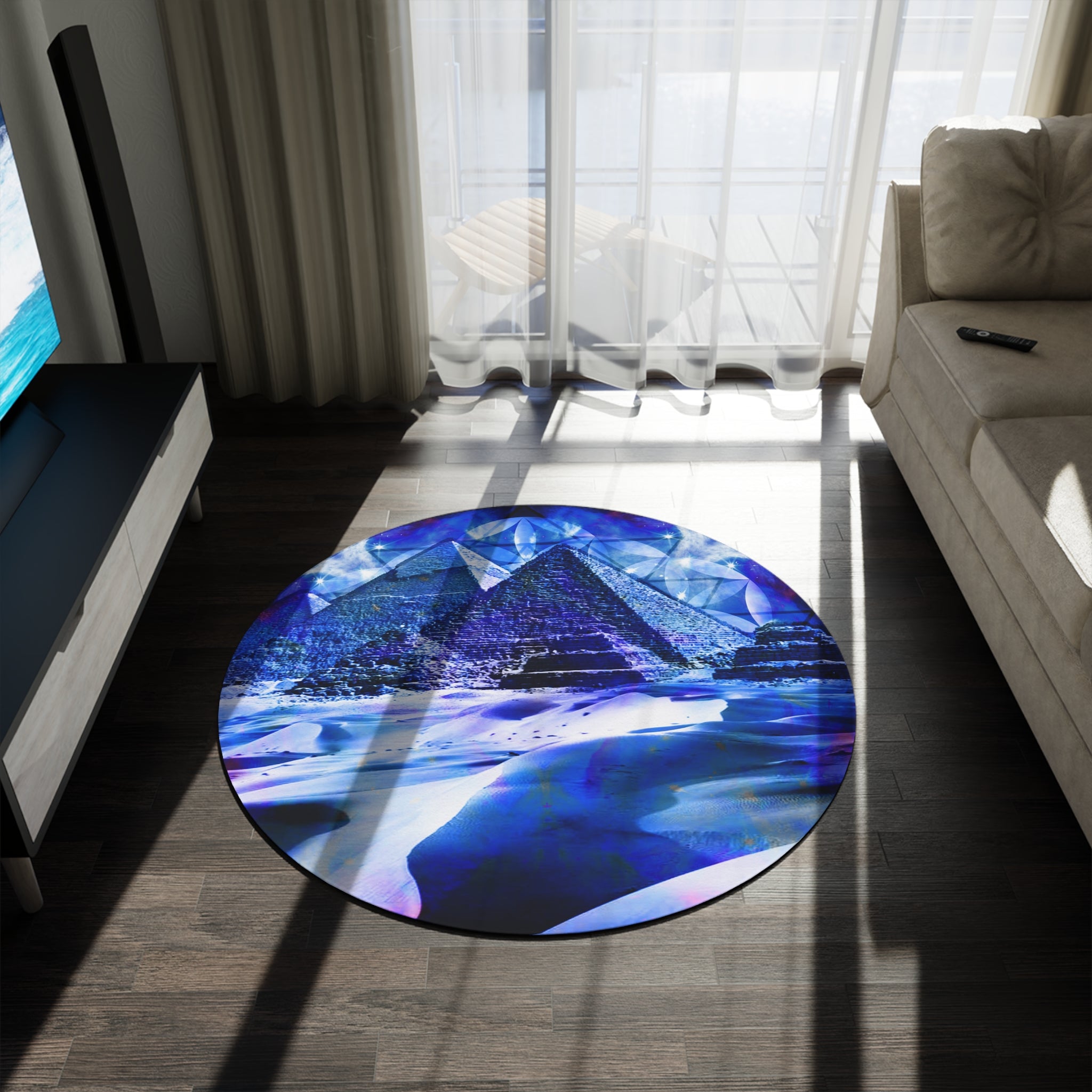 Amen Jin's Duat Meditations Round Rug