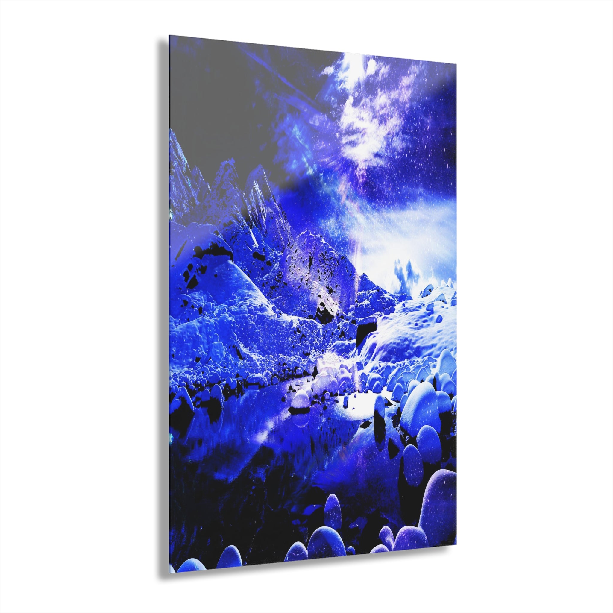 Yule Night Dreams Acrylic Prints (French Cleat Hanging)
