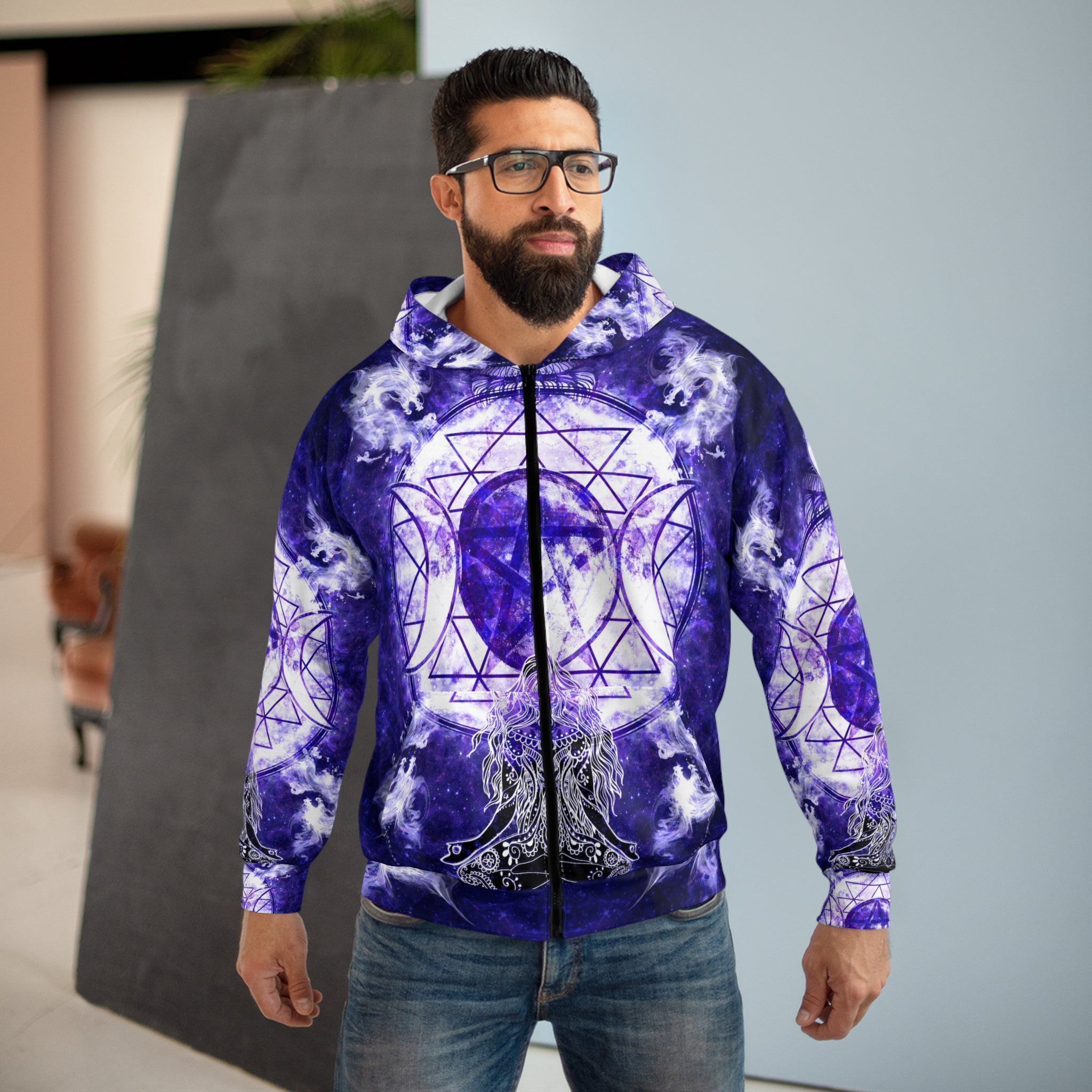 Katerina's Dragon's Eye Magickal Meditations Unisex Zip Hoodie
