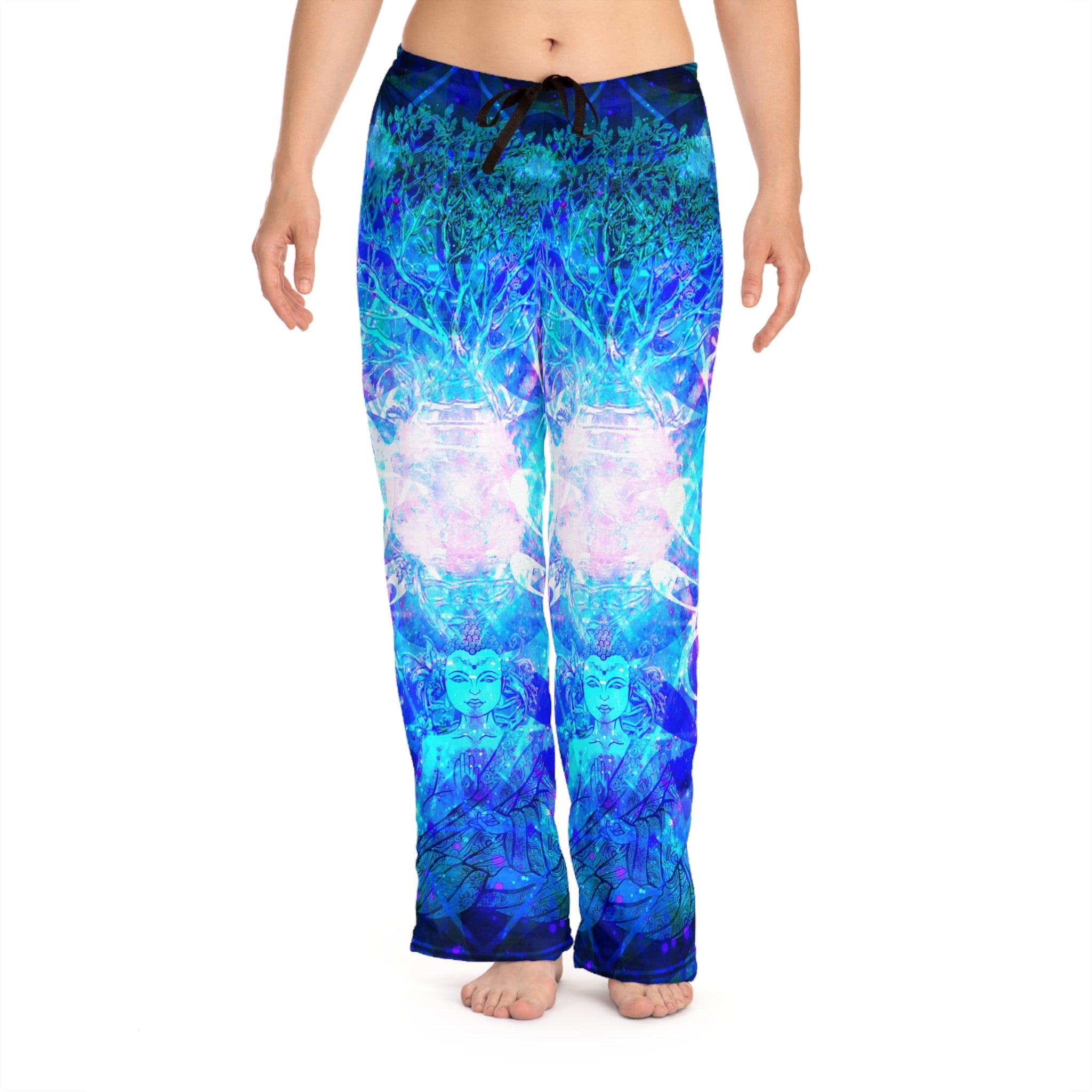 Amen Jin's Memories of Yesterday Buddha Meditations Women's Pajama Pants