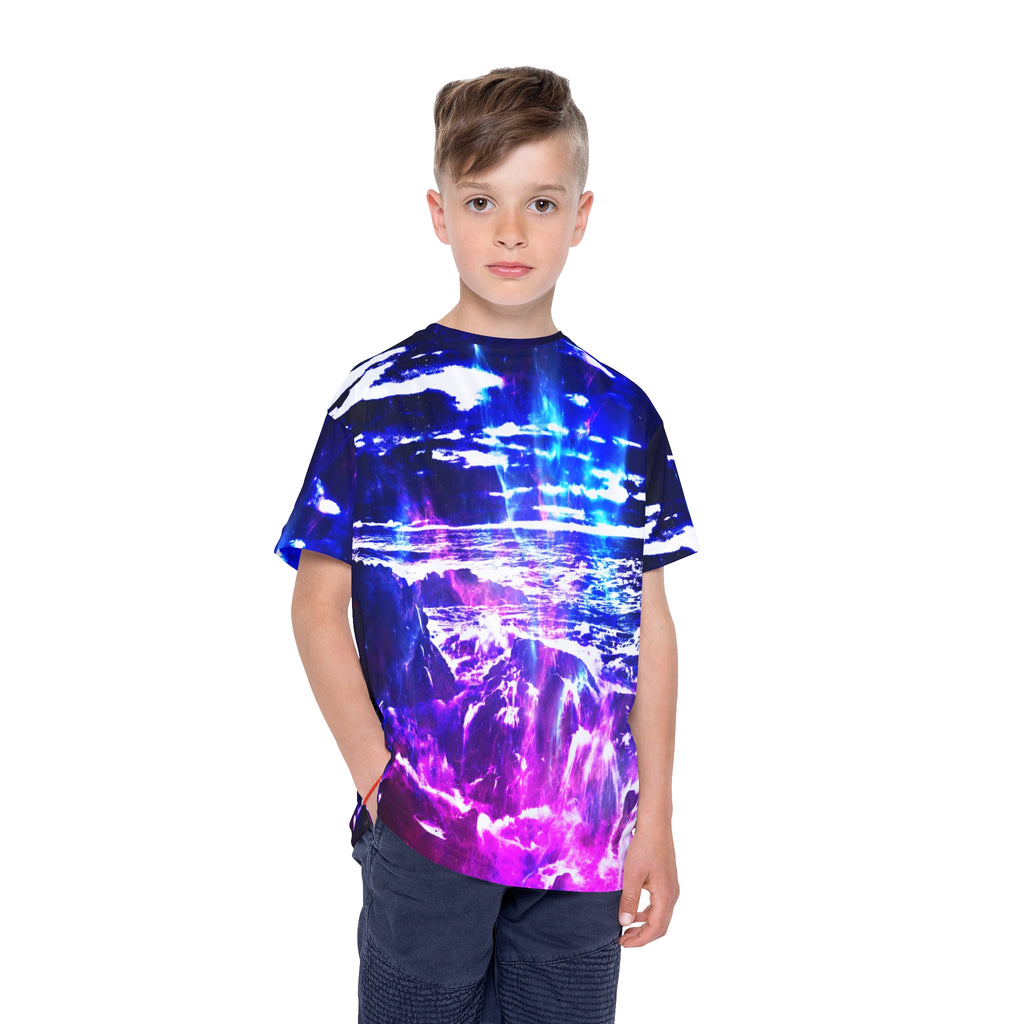 Amethyst Cosmic Falls Dreams Kids Sports Jersey