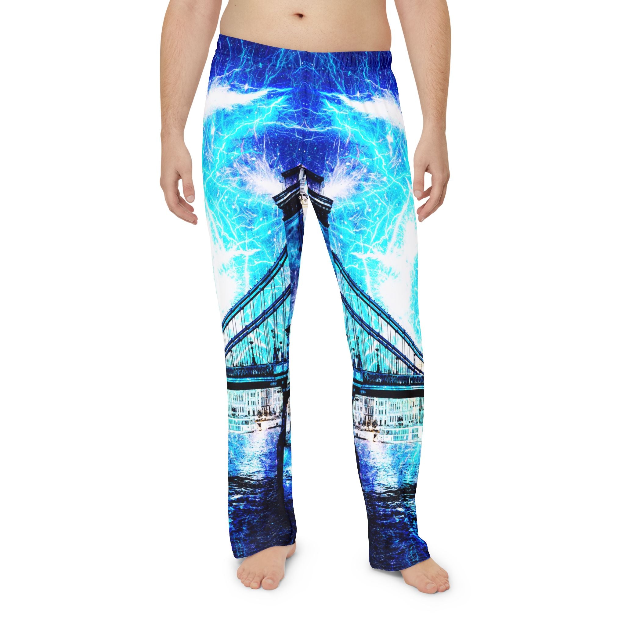 Katerina's Budapest Electric Dragon Fire Desires Men's Pajama Pants