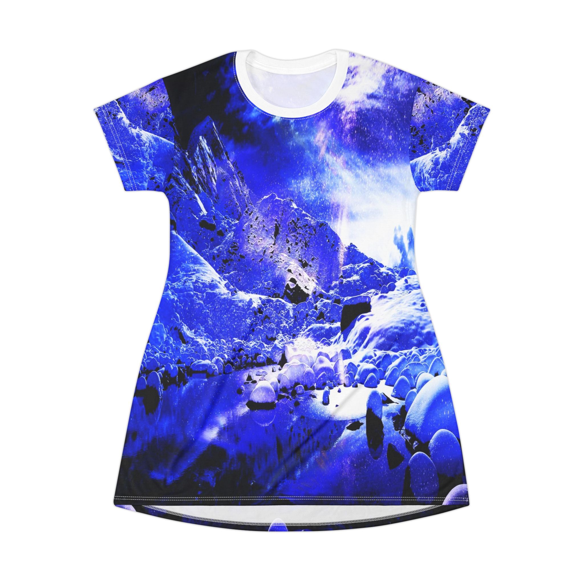 Yule Night Dreams T-Shirt Dress