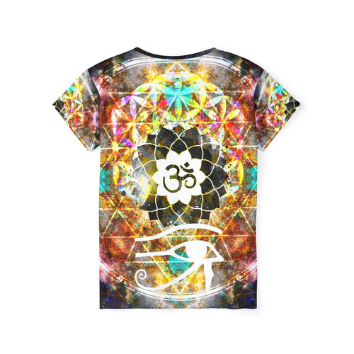 Amen Jin's Desire to Breathe Again Fairy Om Meditations Women's Sports Jersey