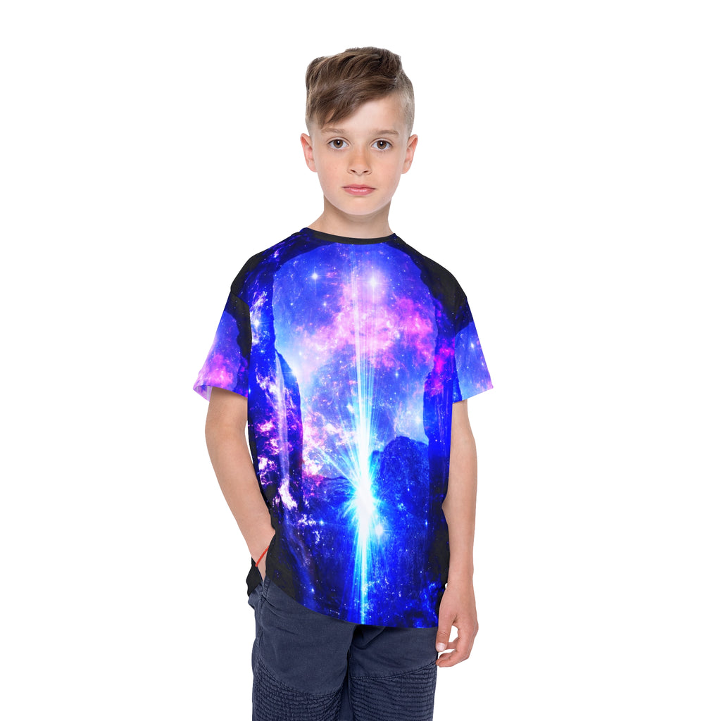 Iridescent Hideaway Mountain Dreams Kids Sports Jersey