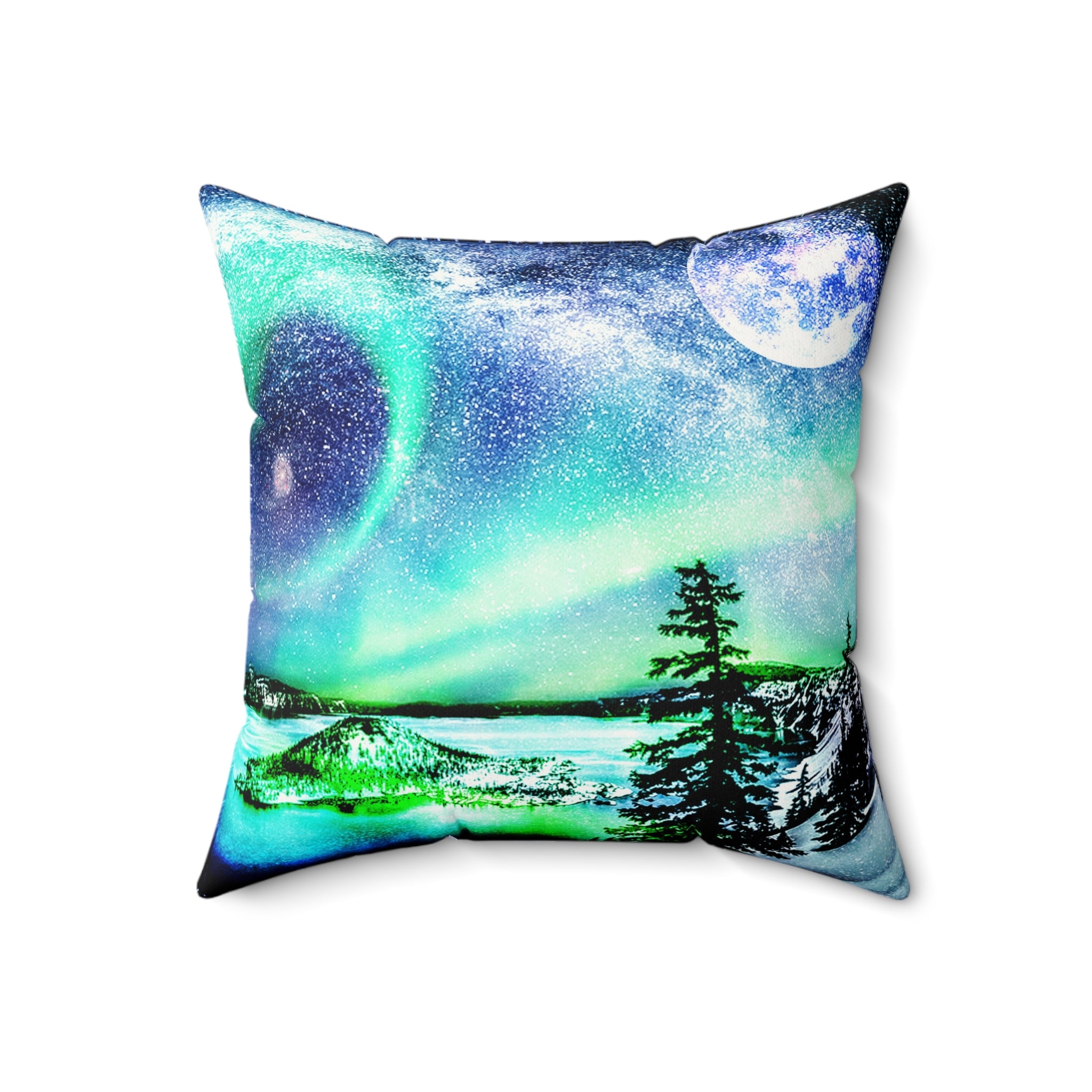 Katerina's Noel Yule Night Dreams Faux Suede Square