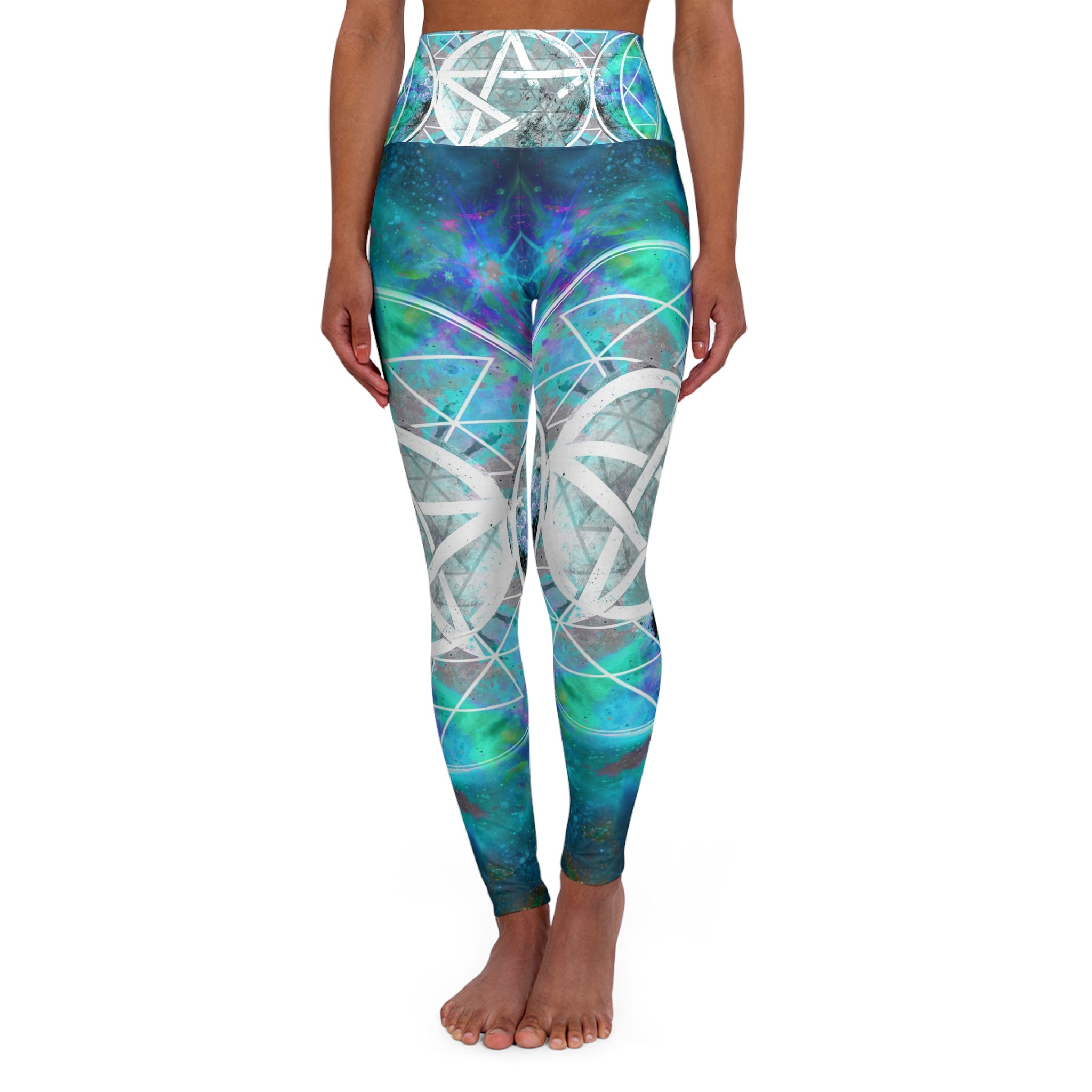 Katerina's Now and Forever Triple Goddess Meditations Yoga Leggings (AOP)