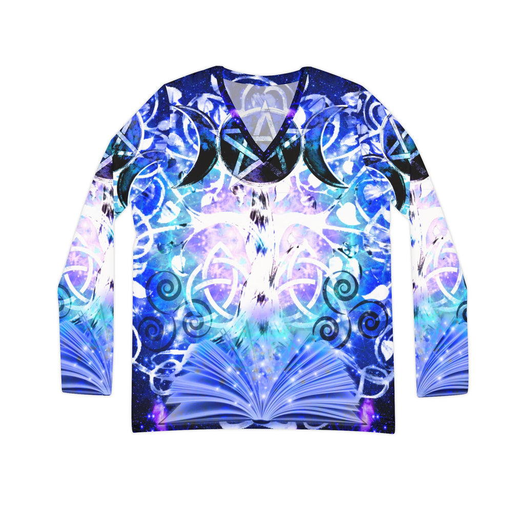 Amen Jin's Eros & Psyche Celtic Meditations Women's Long Sleeve V-neck Shirt