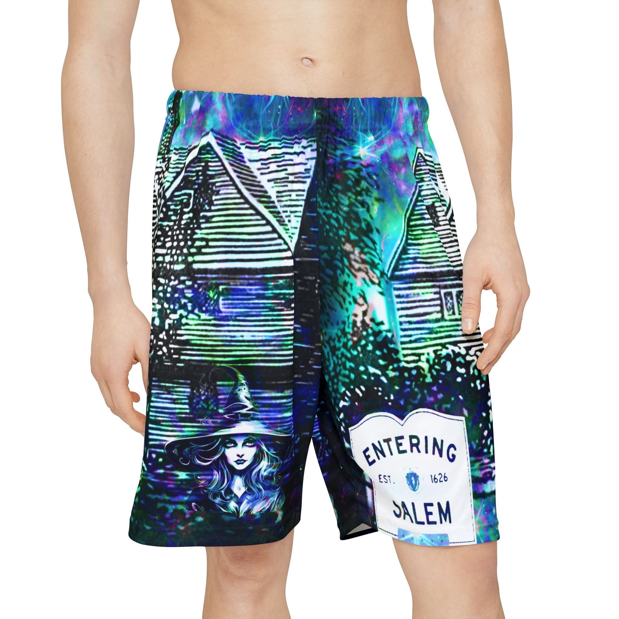 Katerina's Now and Forever Desires Salem Witch Dreams Men’s Sports Shorts