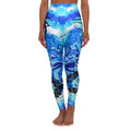 Amen Jin's Blue Sun Zen Meditations High Waisted Yoga Leggings