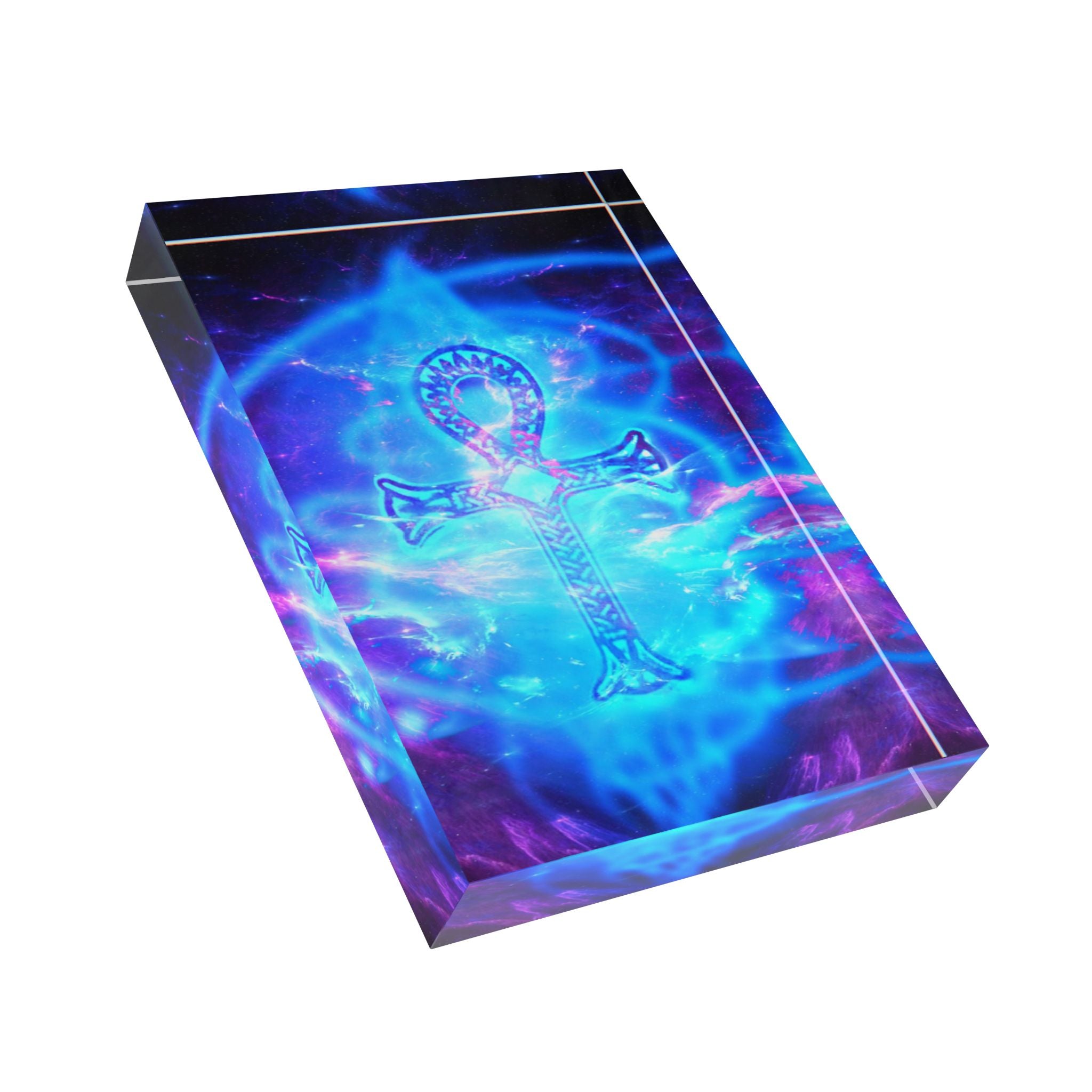 Amethyst Ankh Dreams Photo Block