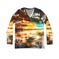 Breathe Again Dancing Sea Dreams Women's Long Sleeve V-neck