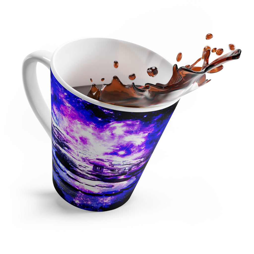 Amethyst Rose Tranquil Garden Dreams Latte Mug