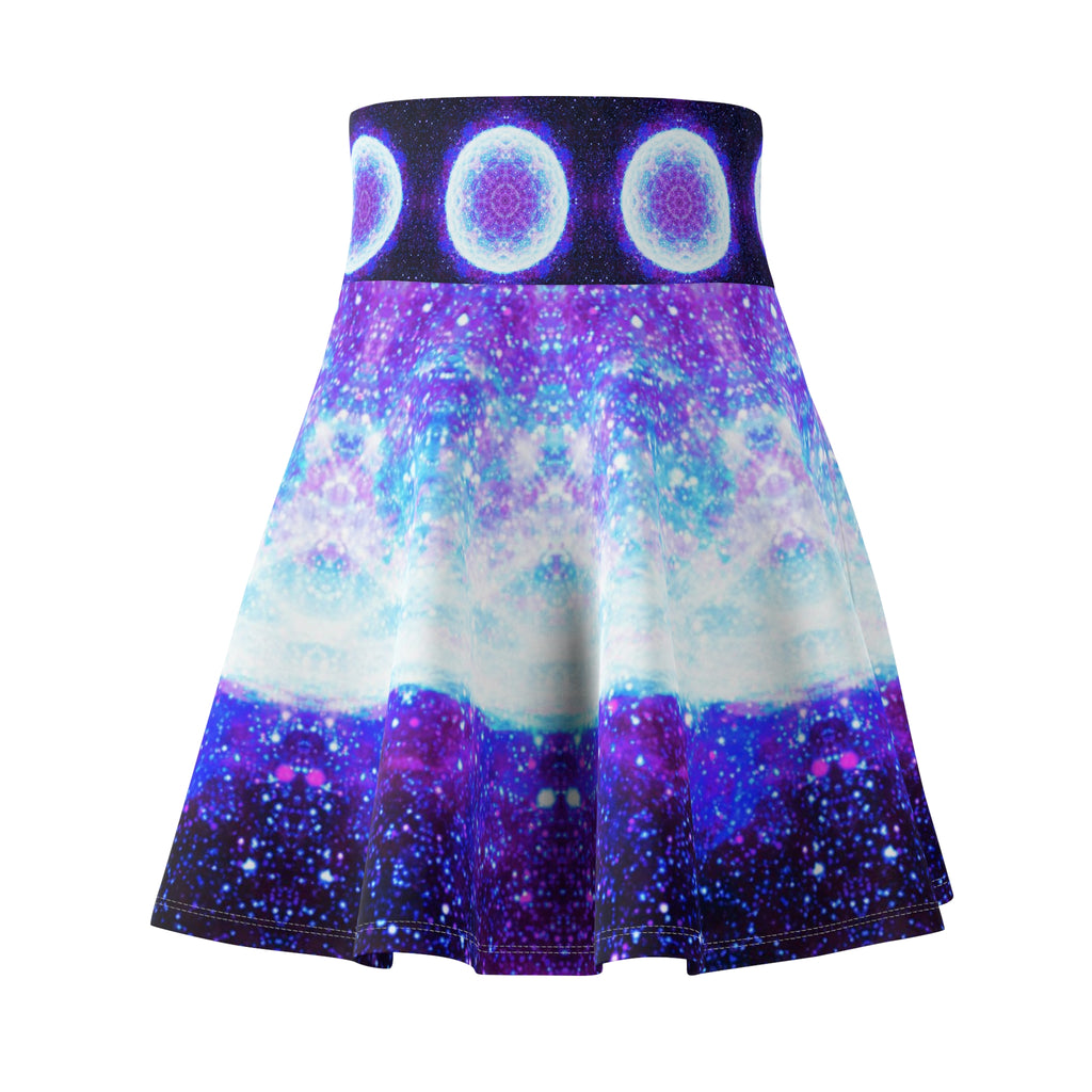 Amen Jin's as the Dark Against My Halo Desires Women's Skater Skirt