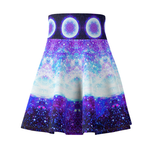 Amen Jin's as the Dark Against My Halo Desires Women's Skater Skirt