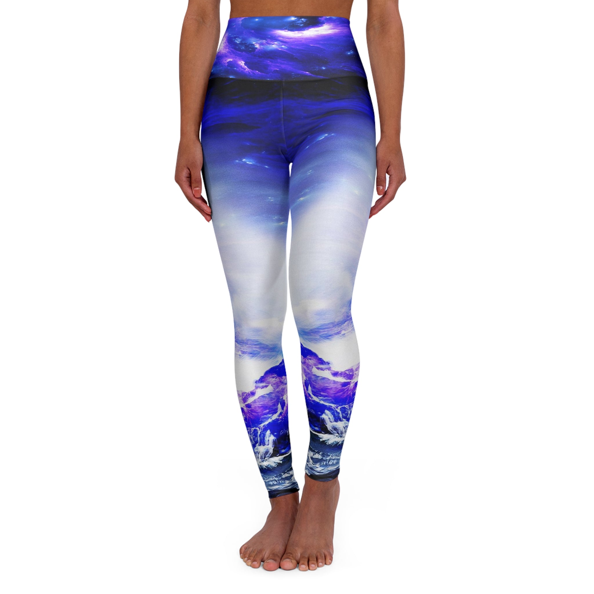 Amethyst Sapphire Serenity Bay Dreams High Waisted Yoga Leggings
