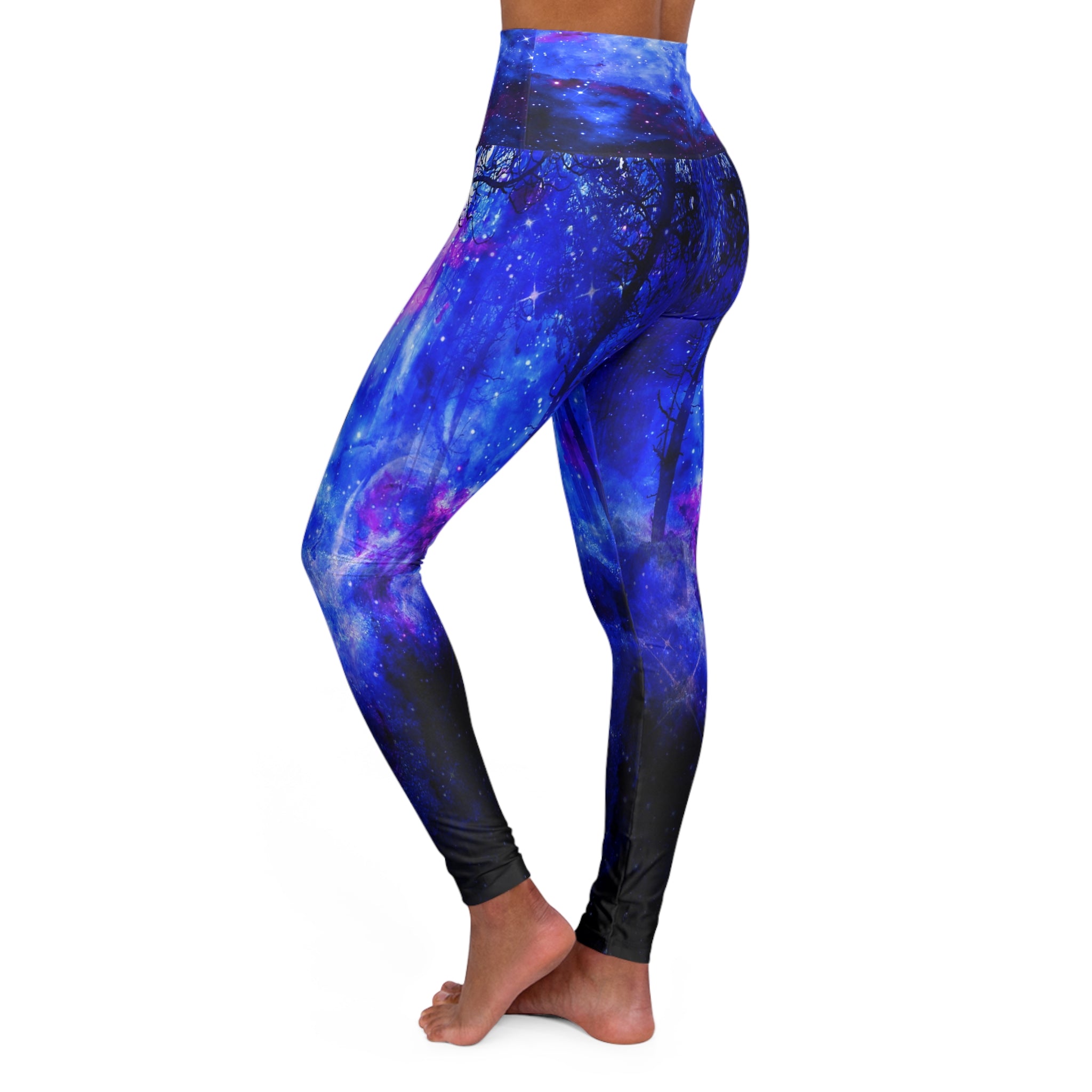 Lover's Mystic Night Dreams High Waisted Yoga Leggings