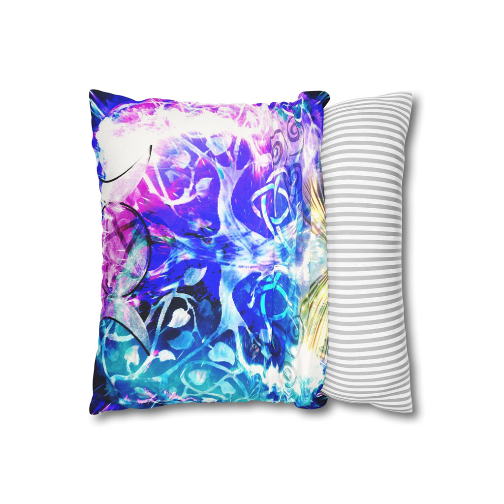 Creation's Celtic Meditations Faux Suede Square Pillow Case
