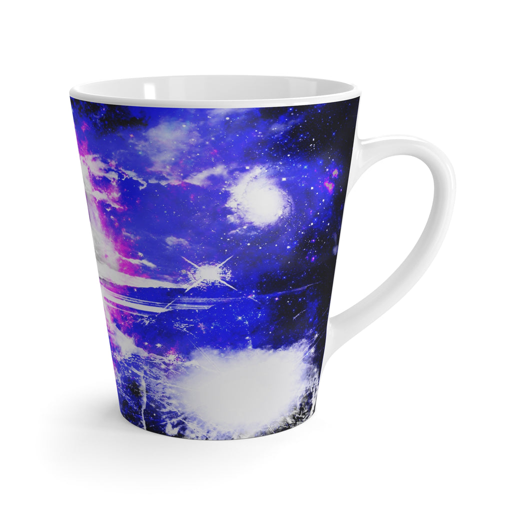 Amethyst Rose Dancing Sea Dreams Latte Mug