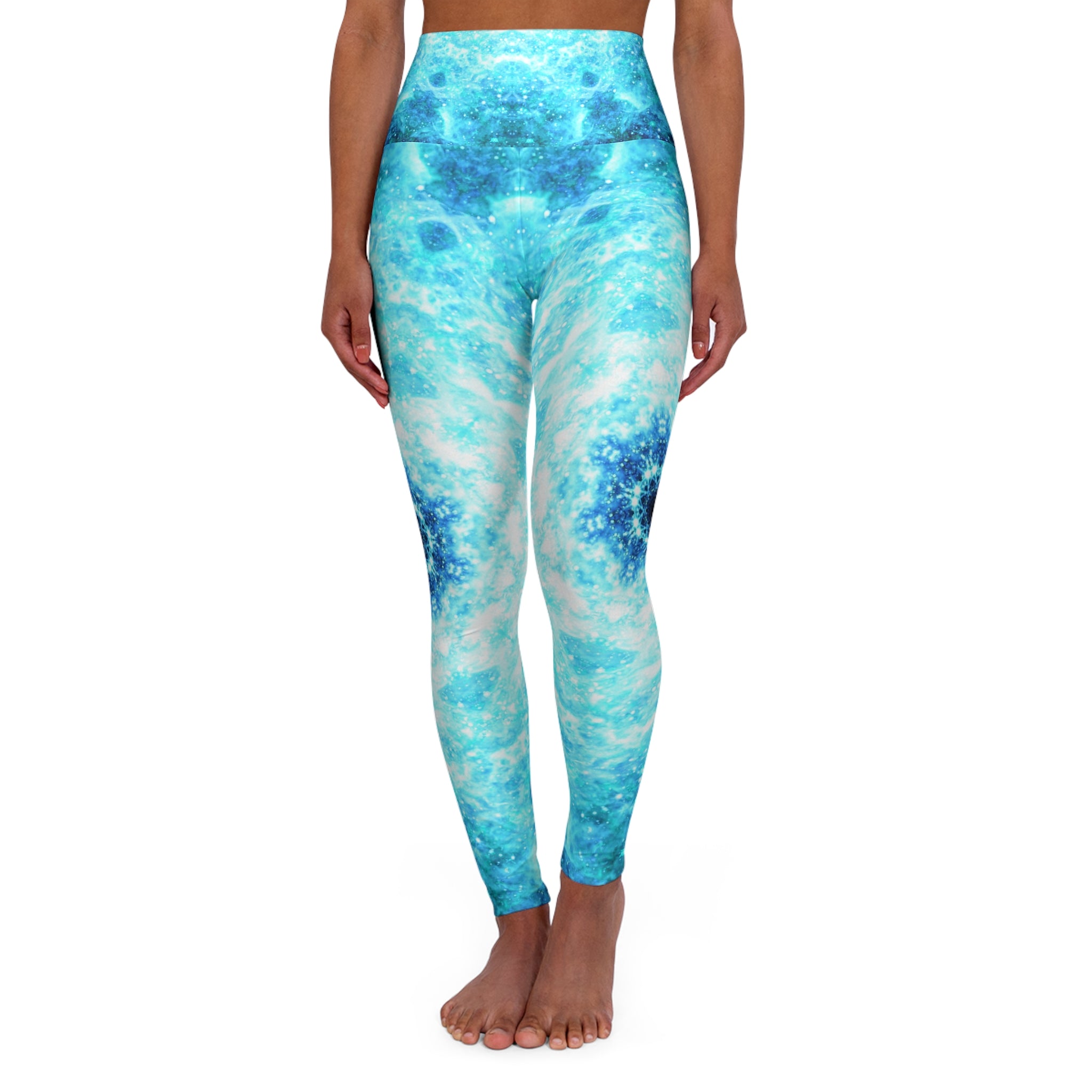 Amen Jin's All the White Horses Desires High Waisted Yoga Leggings