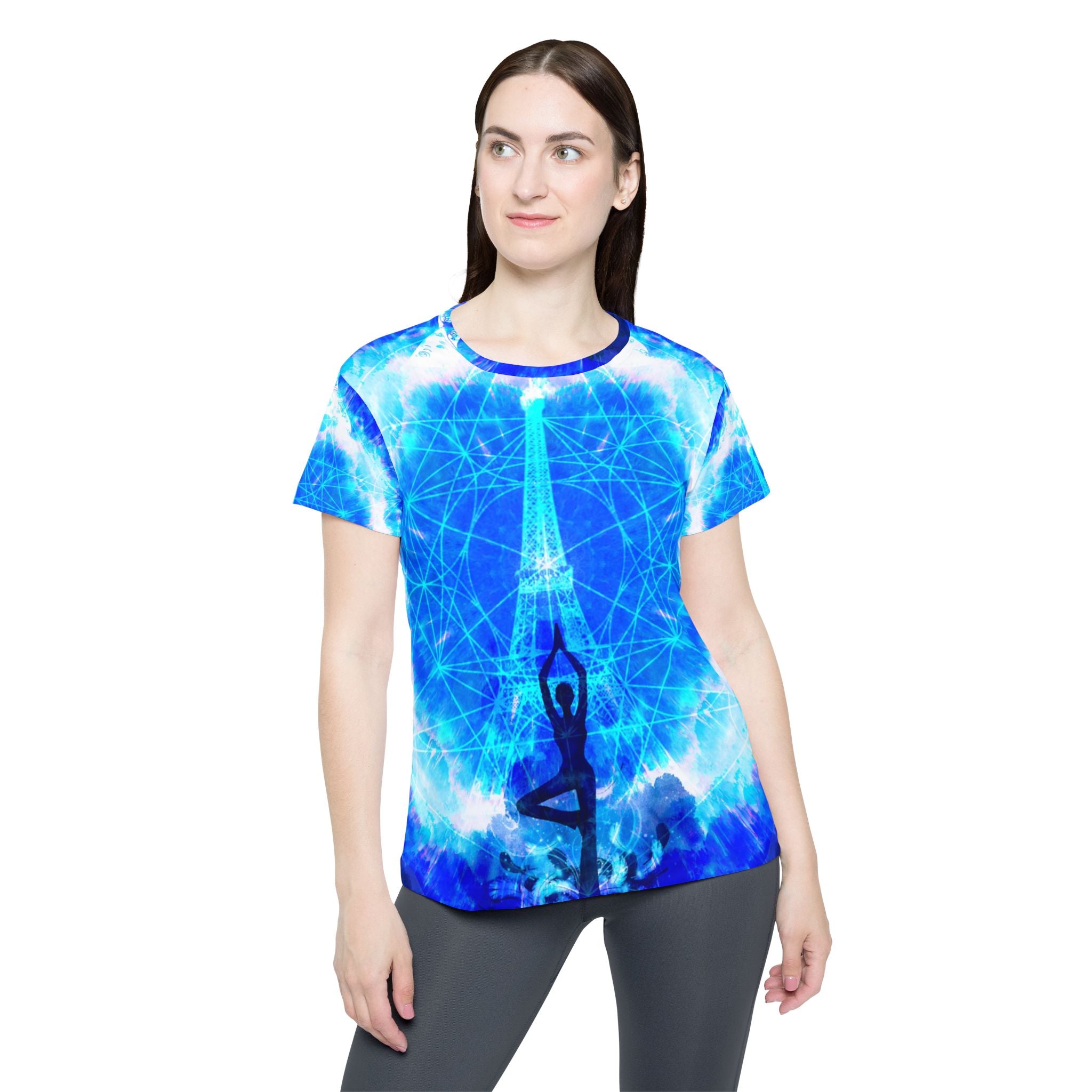 Amen Jin's Blue Sun Parisian Meditations Women's Sports Jersey