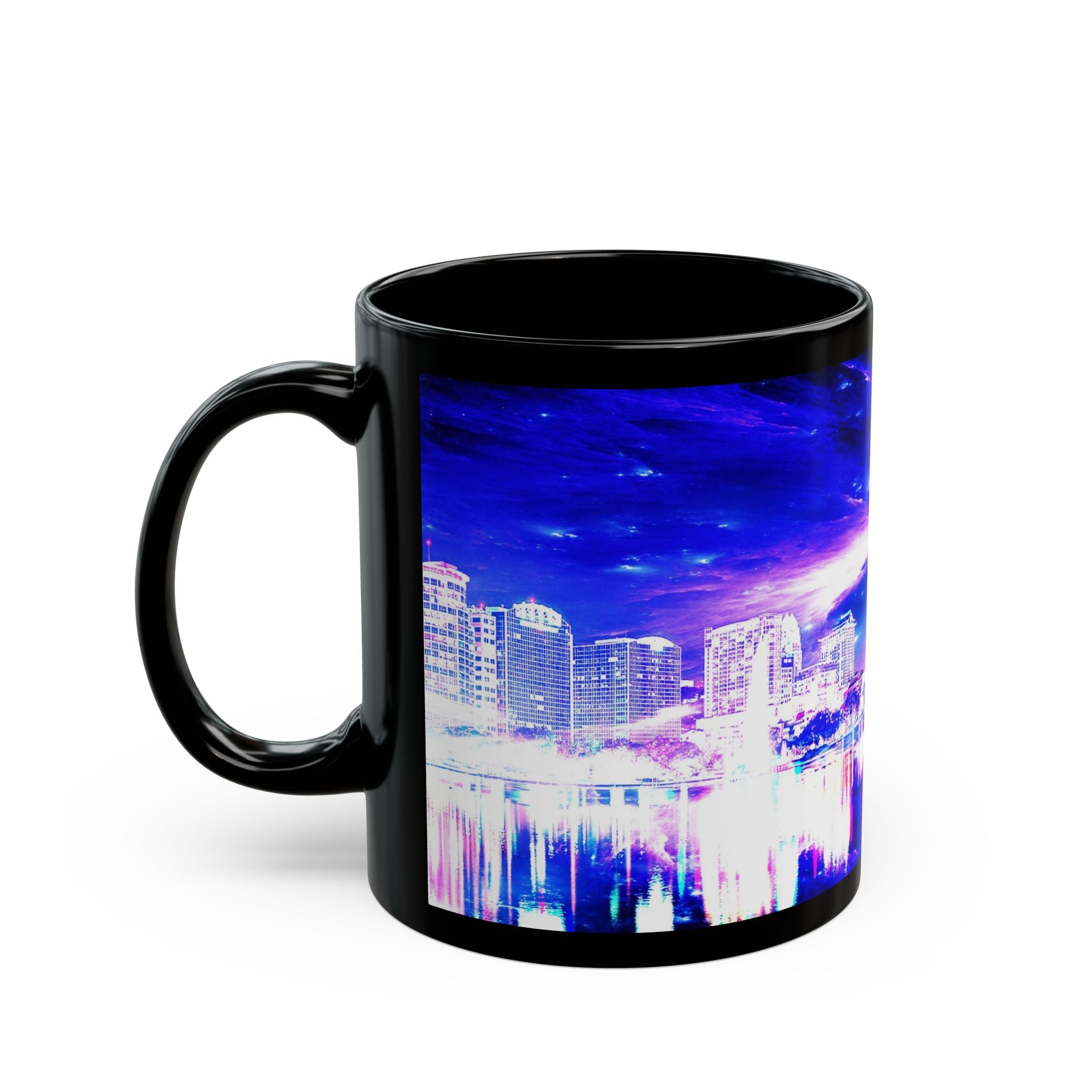 Amethyst Sapphire Orlando Dreams Black Mug