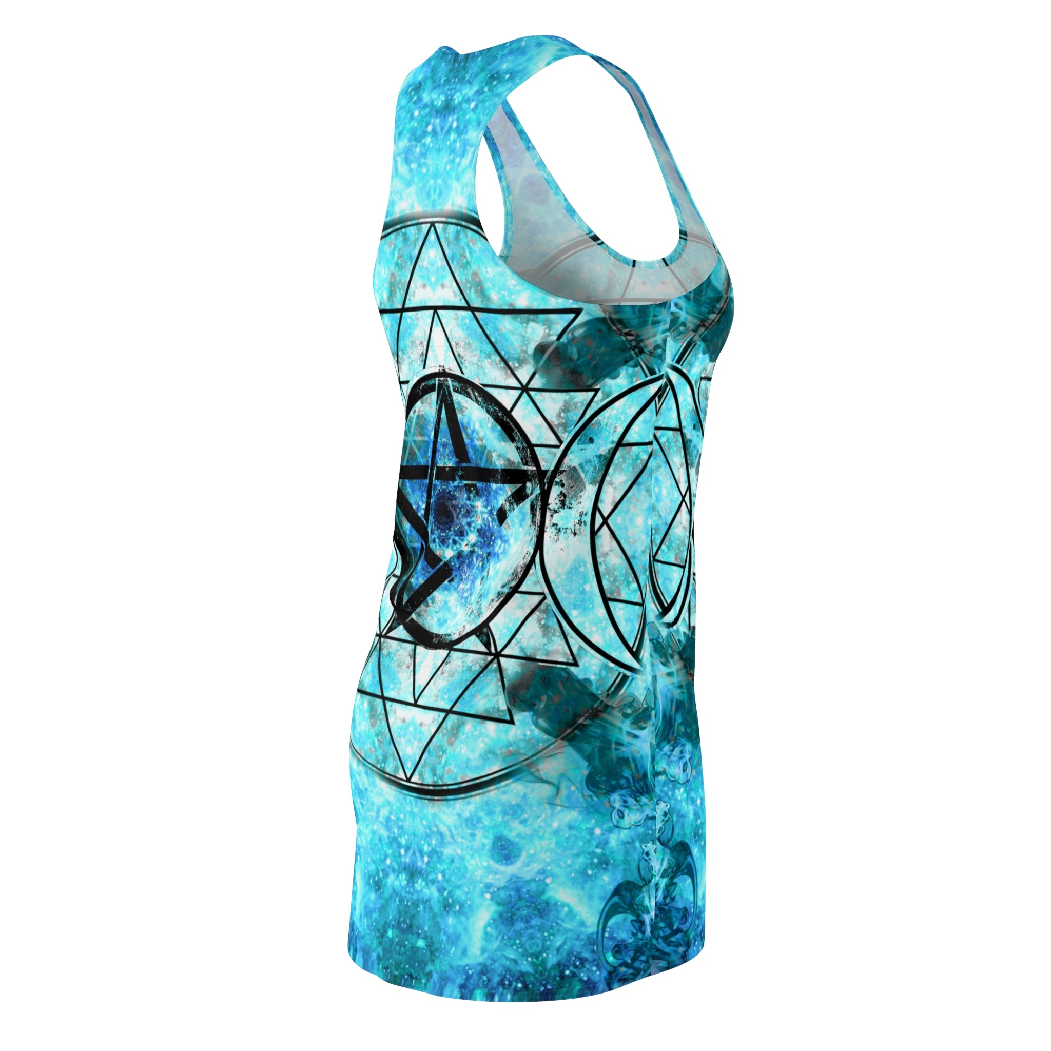 Amen Jin's All the White Horses Triple Goddess Women's Racerback Dress