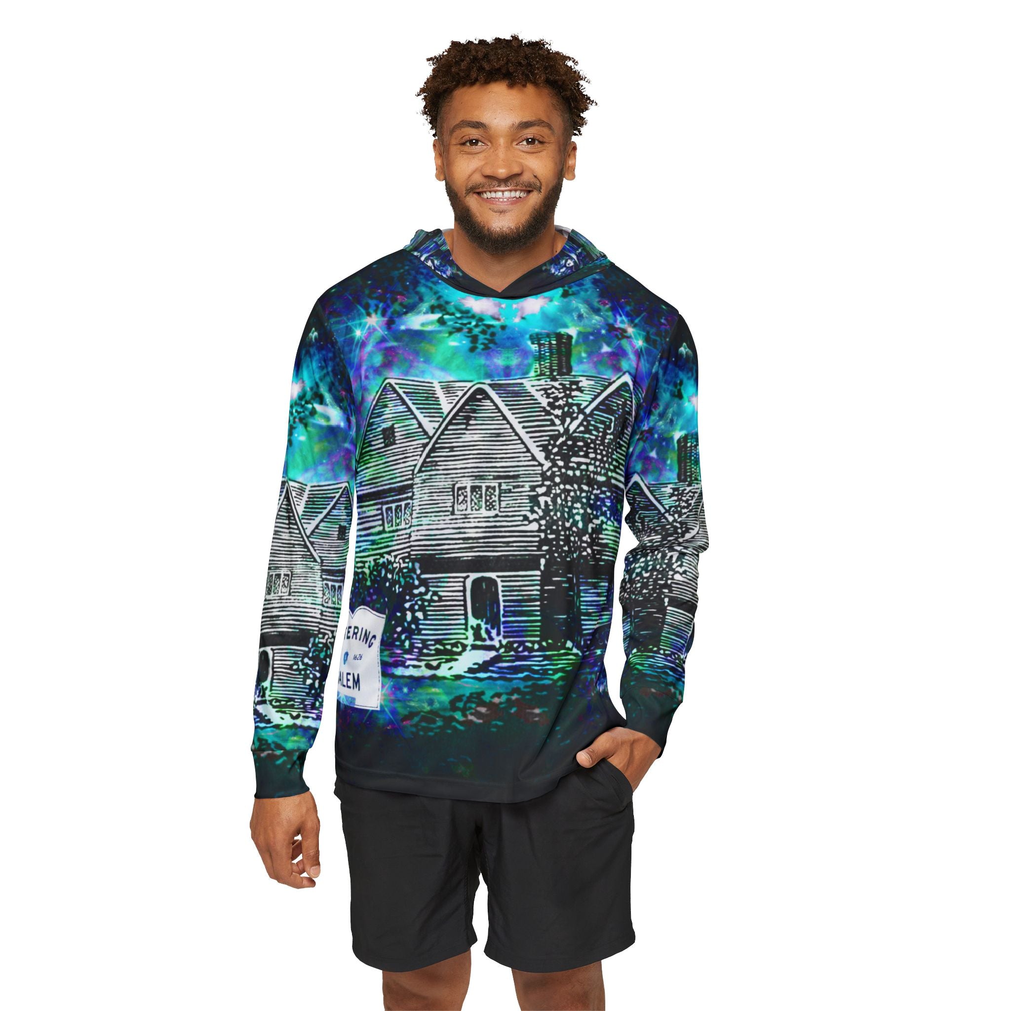 Katerina's Now and Forever Salem Witch Desires Men's Sports Warmup Hoodie