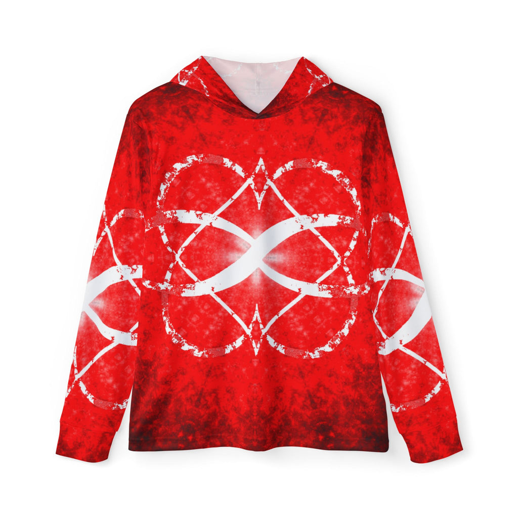 Katerina's Red Instead Infinity Desires 2024 Men's Sports Warmup Hoodie